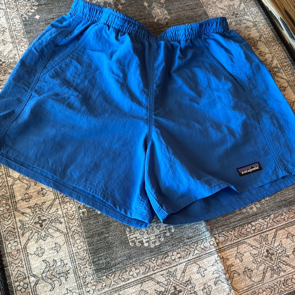 Patagonia Vibrant Blue Running Shorts
